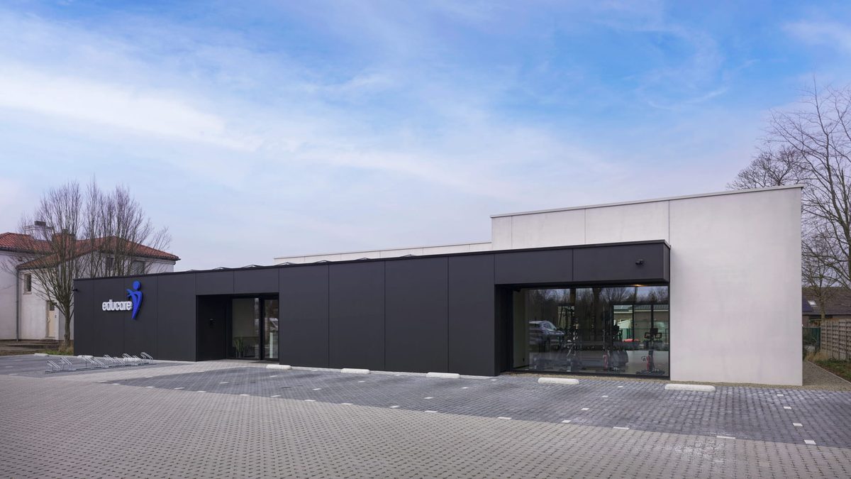 Gebouw van Praktijk Educare in Diepenbeek